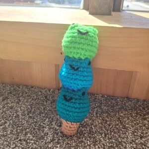 Crochet Frog Ice Cream